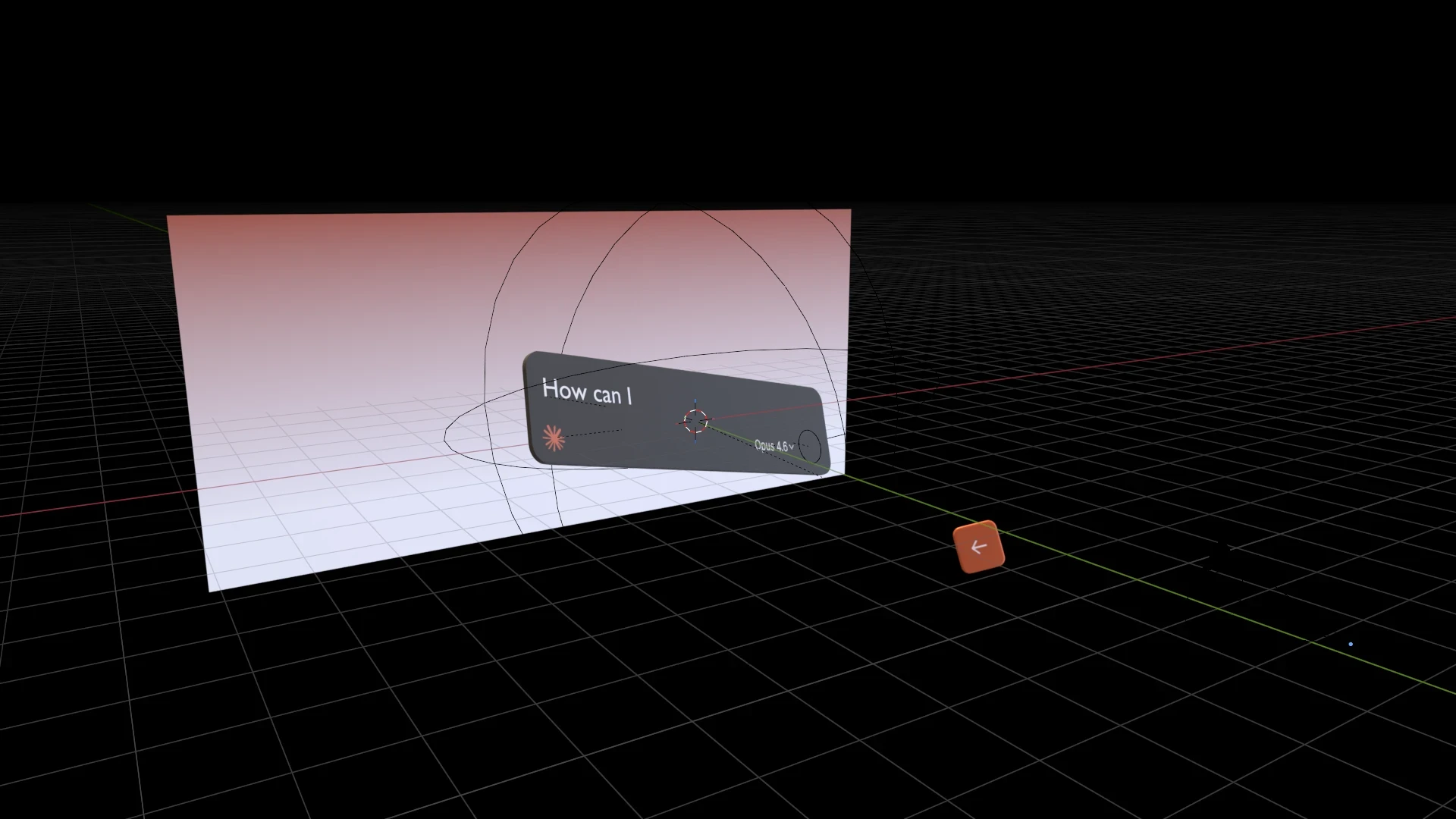 Claude inspired motion graphic in Blender