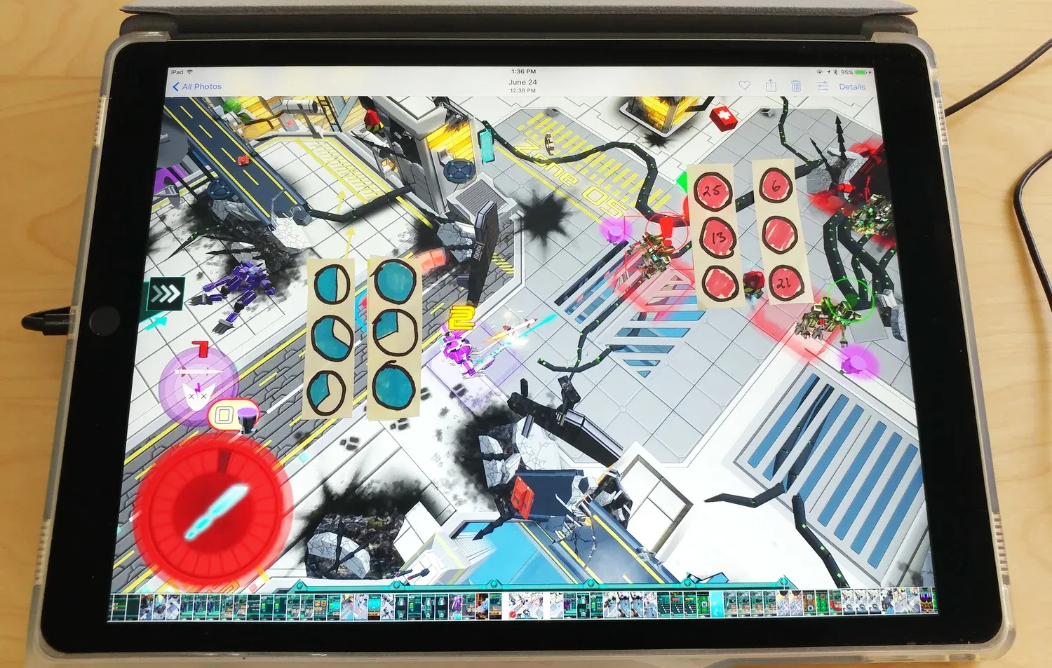Evaluating the playable build on target hardware.