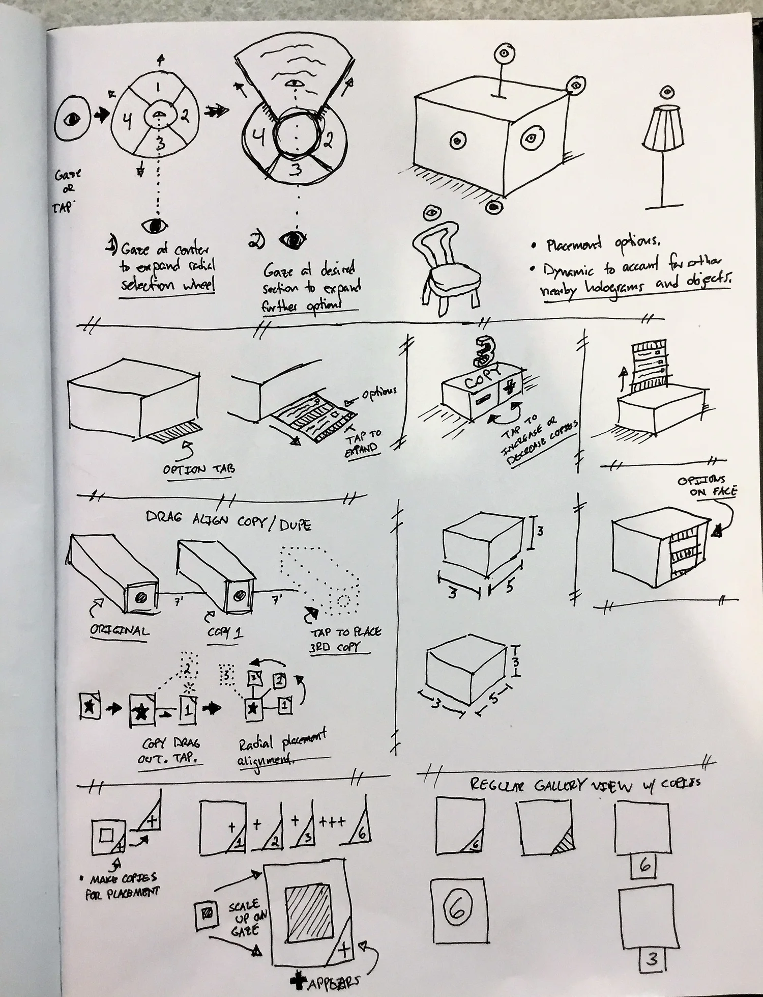 Research and sketching